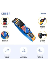 CHABA Obroża regulowana Story III XL Aussie