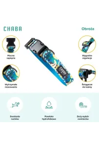 CHABA Obroża regulowana Story III L Carnival