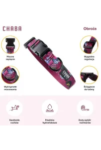 CHABA Obroża regulowana Story III S Lakota