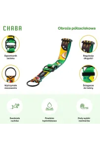 CHABA Obroża półzaciskowa Story III M Jumbo