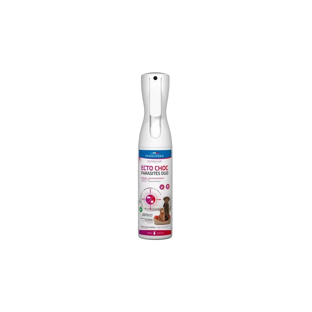 Francodex Ecto Choc Parasites Duo Mgiełka przeciwpasożytnicza dla psów i kotów 290ml