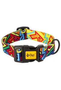 Dingo Obroża regulowana City - Graffiti 2,0cm/45cm