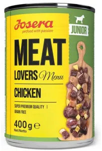 Josera Meat Lovers Menu Junior Kurczak puszka 400g