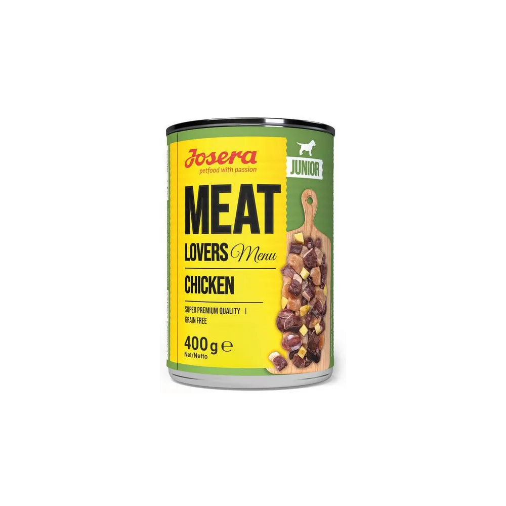 Josera Meat Lovers Menu Junior Kurczak puszka 400g