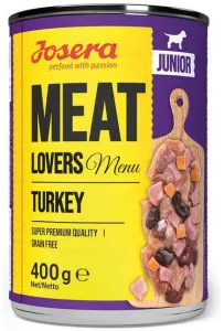Josera Meat Lovers Menu Junior Indyk puszka 400g