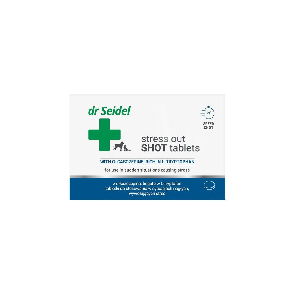 DermaPharm Stress Out Shot dla psa i kota blister 10 tabl.