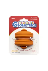 PDH ZABAWKA GUMOWA GEO-HEX POMARAŃCZOWA