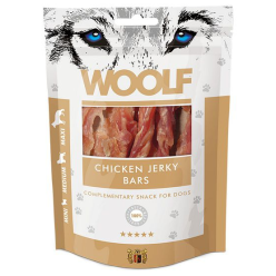 Woolf Chicken Jerky Bars 100g