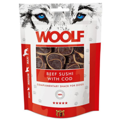 Woolf Beef Sushi With Cod 100g