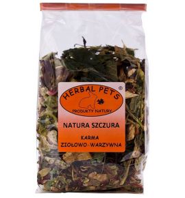 Herbal Pets Natura szczura - karma ziołowo-warzywna 150g