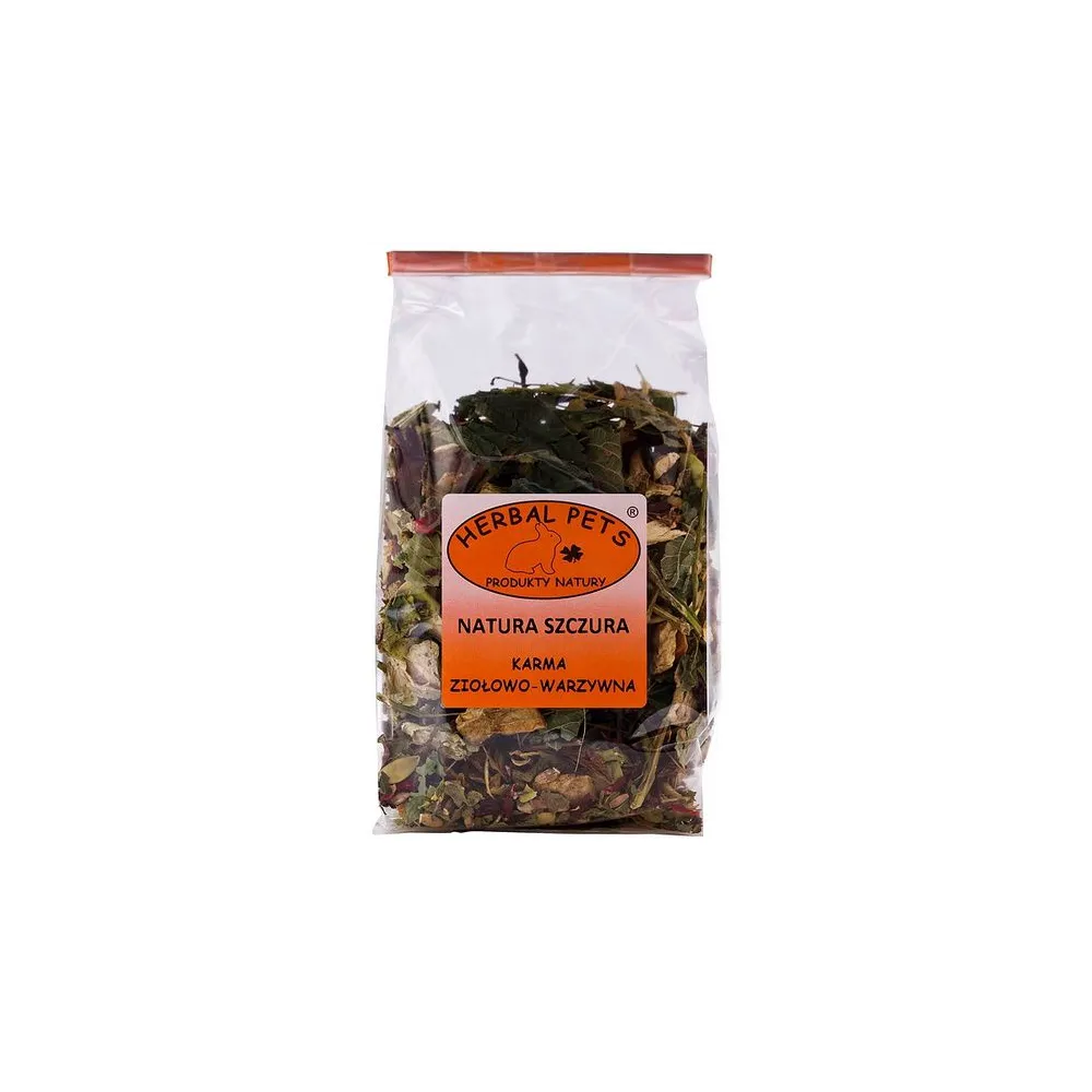 Herbal Pets Natura szczura - karma ziołowo-warzywna 150g