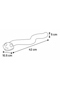 Flamingo Sneaky Snake Wąż Na Przysmaki Bordo Tpr