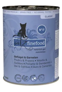 Catz Finefood Classic N.17 Drób i Krewetki puszka 400g