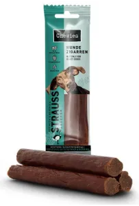 Chewies Hundezigarren Straub & Beeren - struś & owoce 75g
