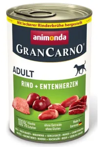 Animonda GranCarno Original Adult Rind Entenherzen Wołowina + Serca kacze puszka 400g