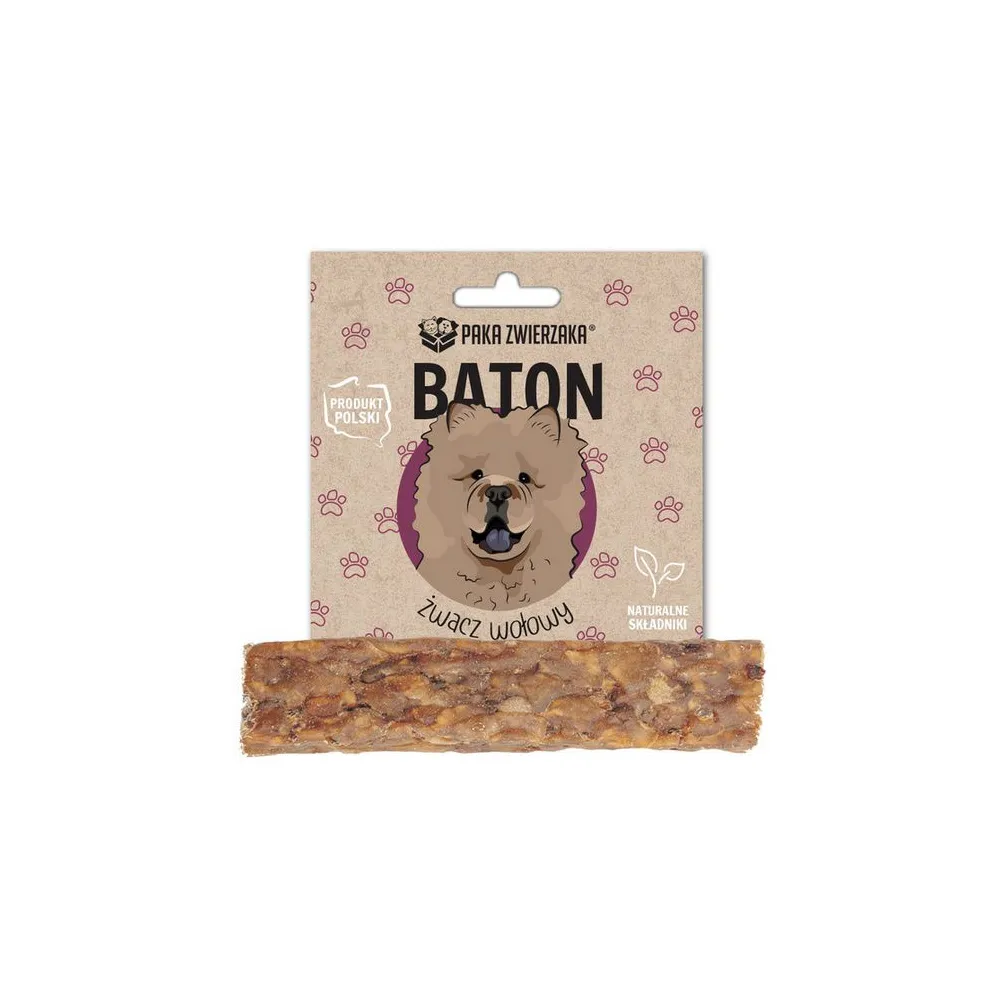 Paka Zwierzaka Baton Żwacz wołowy 12cm