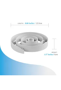 Spin Wkład Spirala Szara – Spowalniacz Jedzenia i Interaktywna Zabawa