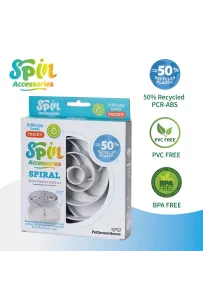 Spin Wkład Spirala Szara – Spowalniacz Jedzenia i Interaktywna Zabawa