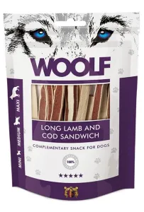 Woolf Soft Lamb & COD Sandwich Long 100g