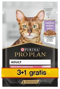 Purina Pro Plan Cat Delicate indyk saszetka 4x85g 3+1 gratis