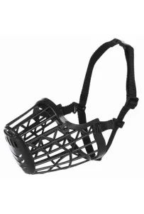 Trixie Kaganiec plastikowy dla psa rozmiar 3 (M) czarny [17603]