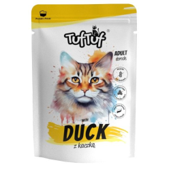 TUF TUF Mielonka z kaczką dla kota saszetka 300g