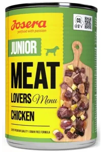 Josera Meat Lovers Menu Junior Kurczak puszka 400g