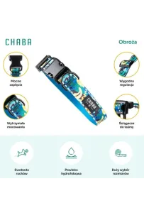 CHABA Obroża regulowana Story III L Carnival