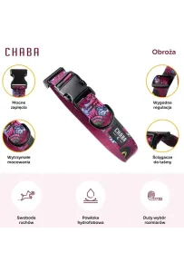 CHABA Obroża regulowana Story III M Lakota