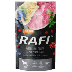 Rafi Pies Żołądki wołowe i szynka wieprzowa saszetka 500g