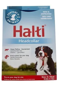 Halti Kantarek - obroża uzdowa rozmiar 4 czerwona