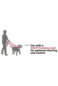 Halti Kantarek - obroża uzdowa rozmiar 4 czerwona