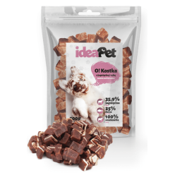 IDEAPET 500g Kostki z Jagnięciną i Rybą – Zdrowa Przekąska dla Psów