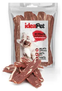 IDEAPET 500g Fileciki z Wołowiną i Rybą – Zdrowa Przekąska dla Psów