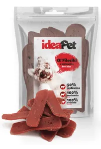 IDEAPET 500g Fileciki z Wołowiną – Smaczna i Zdrowa Przekąska dla Psów