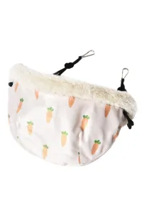 DUVO+ Hamak - Domek / Kieszeń dla Chomika 22,5x22,5x13cm – Przytulne Schronienie