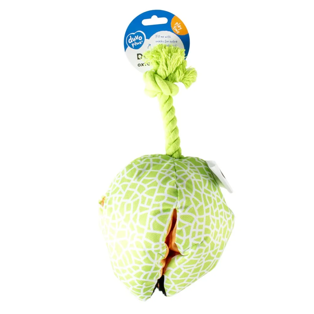 DUVO+ Zabawka na Przysmaki Melon 37x37x26cm – Interaktywna Zabawka dla Psów