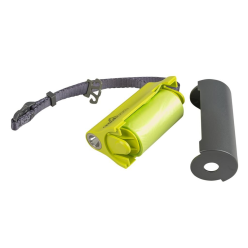 DUVO+ Dyspenser na Worki z Latarką Żółty 8.5x4x6cm – Praktyczne Akcesorium na Spacery