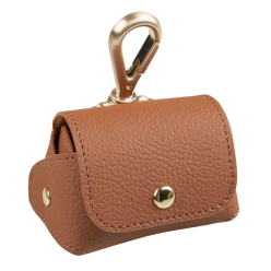 DUVO+ Dyspenser na Worki Brązowy 6.5x8.5x9cm – Stylowe i Praktyczne Akcesorium na Spacery