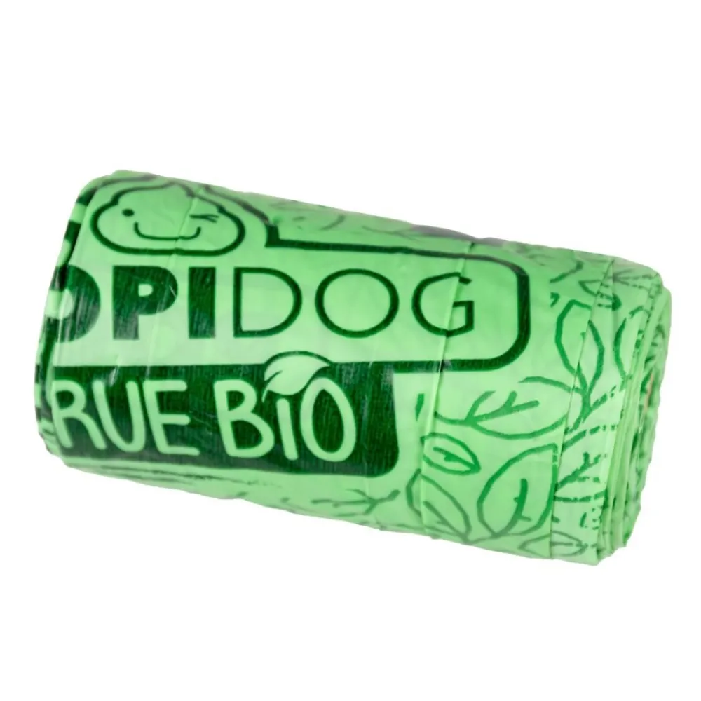 DUVO+ Worki na Odchody True Bio 4x15szt – Biodegradowalne Worki na Spacery z Psem