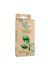 DUVO+ Worki na Odchody True Bio 4x15szt – Biodegradowalne Worki na Spacery z Psem