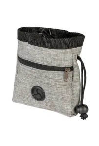 DUVO+ Torba na Przysmaki Jasny Szary 7x14x14cm – Praktyczne Akcesorium na Spacery z Psem