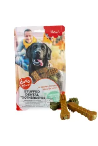 DUVO+ Przysmak dla Psa 400g Stuffed Dental Toothbrushes – Zdrowe Zęby i Smaczna Przekąska