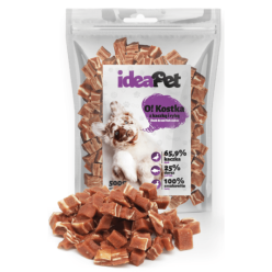IDEAPET 500g Kostki z Kaczką i Rybą – Zdrowa i Smakowita Przekąska dla Psów