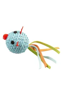 DUVO+ Zabawka dla Kota Myszka - Piłka Niebieska 13x4,5x5cm – Interaktywna Zabawka