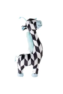 DUVO+ Zabawka Żyrafa Retro Biało-Czarna 32x14x5cm – Miękka Zabawka dla Psów