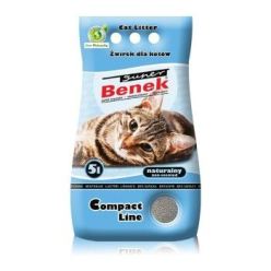 Super Benek 5l Compact Niebieski – Wydajny i Zbrylający się Żwirek dla Kotów