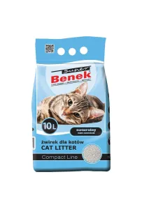 Super Benek 10l Compact Niebieski – Wydajny Zbrylający Żwirek dla Kotów