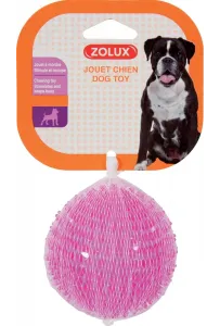 ZOLUX Zabawka TPR Piłka Pop + Kolce 8cm Różowa – Wytrzymała i Interaktywna Zabawka dla Psów