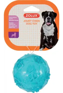 ZOLUX Zabawka TPR Piłka Pop 7,5cm Niebieska – Wytrzymała i Interaktywna Zabawka dla Psów